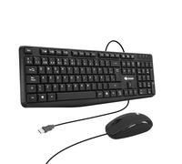 PcCom Essential MK20 Combo Teclado + Ratón con Copilot Negro