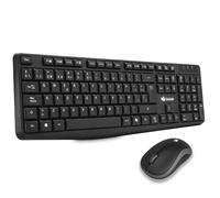 PcCom Essential MK20 Combo Teclado + Ratón Wireless con Copilot Negro