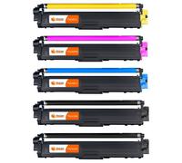 Pccom Essential Tóner Compatible Brother TN241/TN245/TN242/TN246 Negro/Cian/Magenta/Amarillo Pack 5