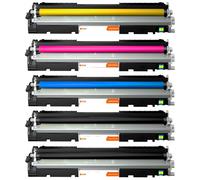 Pccom Essential Tóner Compatible HP 126a/130a Negro/Cian/Magenta/Amarillo Pack 5
