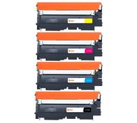 Pccom Essential Tóner Compatible Samsung SU100A/ST966A/SU234A/SU444A Negro/Cian/Magenta/Amarillo Pack 4