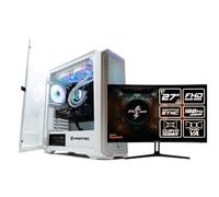 PcCom Ready Intel Core i7-14700KF / 32GB / 2TB SSD / RTX 5060 Blanco + Monitor Curvo 27" 180Hz