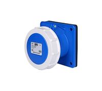PCE 16A 230V 2P+E IP67 Enchufe de montaje en panel (3132-6)