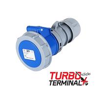 PCE 16A 230V 2P+E IP67 Enchufe Gris (2132-6tt)