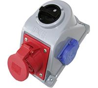 PCE 96061551 CEE Wandsteckdose 16A 5polig 400V 1 Pieza