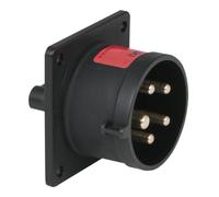 PCE CEE 16A 400V 5p Socket Macho Negro, IP44
