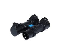 PCE H-CONNECT 240V 16A 2P+E Divisor de tres vías