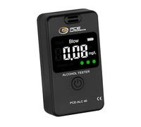 PCE Instruments Alcoholímetro sin boquillas PCE-ALC 40 / Sin Contacto/Resultado inmediato/Diseño pequeño y móvil/Rango: 0 ... 1 g/l/Memoria Interna/Indicación numérica y semáforo