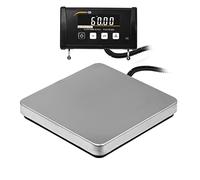 PCE Instruments Balanza digital de plataforma para paquetería (Rango de pesaje hasta 60 kg, plato de pesado 300 x 300 x 45 mm) PCE-PB 60N