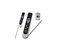 PCE Instruments Termómetro para alimentos con sensor de penetración plegable y medición por infrarrojo