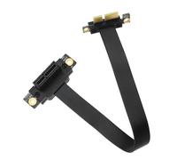 PCI-E 3.0 1X a 1X Cable de extensión de codo de 90 grados PCI-E 1X adaptador extensor accesorios para tarjeta gráfica tarjeta de sonido tarjeta de red con cable 8GB/bsp
