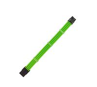 PCI-E 8PIN 18AWG Color puro macho a hembra cable de alimentación Peines de cable incorporados Opciones multicolores (700 mm, verde claro)
