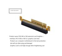 PCI-E Express 8X to 16X Extender Converter Riser Card Adapter Male to Female Extension