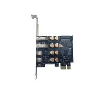 PCI Expansion Card 4- USB 3.0 + Type-C Expansion Card 5Gbps D720201 High Speed Hub for Desktop Computer