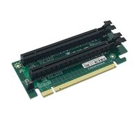 PCI-Express 16x Riser Card 2 Slot 270-Degree R-Angle Riser Adapter Card for 1U 2U, Requires Motherboard BIOS Support for Bifurcation, RS44SR-2(210)