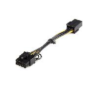 Cable - StarTech.com PCIEX68ADAP Cable adaptador de alimentacion PCI-Express de 6 a 8 pines