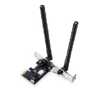 PCI EXPRESS WIFI 6 TRIPLE BANDA Y BLUETOOTH 5.3 MERCUSYS MA86XE AXE5400 6GHz-5GHz-2.4GHz HASTA 5400Mbps 2 ANTENAS MA86XE