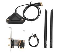 PCI Express WiFi 8DB Antena WiFi7 Tarjeta de Red 5.4, Adaptador Inalámbrico de 8GHz 8774Mbps, para PC de Escritorio Portátil (con Base de Antena extendida Desmontable)