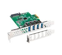 PCI EXPRESS X1-4X USB-A 3.1 GEN1 TARJETA HERING LOW PCE-US3-004