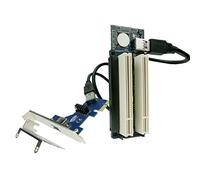 PCI-Express x1 PCIe TO 2 PCI Adapter Router Dual PCI Slot Riser Card Get Tow PCI PCIE to usb3.0 with Low Profile Bracket