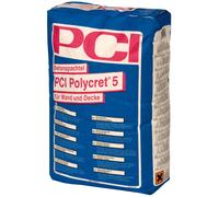 PCI Polycret 5 Betonspachtel 25 kg Para Paredes y Techos 1-5 mm
