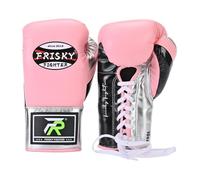 PciDinFo 1 Par de Guantes de Boxeo Profesionales Guantes para Saco PU Confort Transpirabilidad para Boxeo Muay Thai MMA Utilizables Hombres Mujer, Rosa 12oz