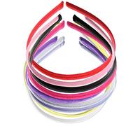 PciDinFo 10 Piezas Diadema Banda para El Cabello Cinta de Accesorio para Peinado DIY Plástico Flexible de 36.5cm Adecuada para Niñas Jornada Escolar Y Us, Mezclado