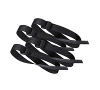 PciDinFo 2 Piezas Correa para Pies Máquina de Remo Correa Reemplazo Accesorios para Bicicleta Banda Universal Ajustable Función Nylon Adecuado para Escenario D, Negro 4 Piezas