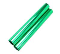 PciDinFo 2 Piezas Palos de Atletismo Aluminio Antideslizante para Carreras en Equipo Juegos de Campo Práctica Deportiva Competición Adultos, Verde