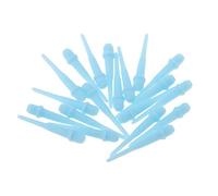 PciDinFo 20 Piezas Punta Electrónica Estándar para Dardos Suaves Reemplazo de Agujas de Nylon con Rosca 2BA Cabezas Universales para Juegos Interiore, Azul, 25mm