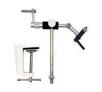 PciDinFo 3 Piezas Torno de Atado de Moscas Herramienta de Banco Giratoria Pinza para Atado de Anzuelos Material Adecuado para Pesca con Mosca Y Manual, Negro