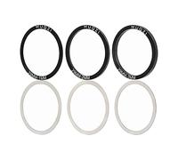 PciDinFo 6 Piezas Arandela Inferior Junta Eje Crank Espaciador Bicicleta Aleación de Aluminio Diseño Instalación Sencilla Adecuada para Ciclismo Depor, 29mm