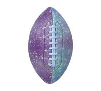 PciDinFo Balón de Rugby Entrenamiento Luminoso con Diseño Ergonómico Material de Caucho Reforzado Costura a Máquina Y Textura Portátil Adecuado para Deportes F, PÚRPURA