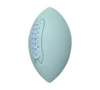 PciDinFo Balón de Rugby Entrenamiento Luminoso con Diseño Ergonómico Material de Caucho Reforzado Costura a Máquina Y Textura Portátil Adecuado para Deportes F, Verde Solido