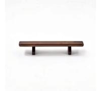 PciDinFo Barra de Flexiones Parallettes Entrenamiento Push Up Soporte Equilibrio Estabilidad Madera Maciza Acabado Pulido Antideslizante Adecuada para Rutinas, Array, Nogal Retro