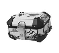 PciDinFo Baúl de Maleta Trasera Caja Desmontable Aluminio Gran Capacidad Segura Apta para Reparto Uso Diario Trabajo Vacaciones, 10l