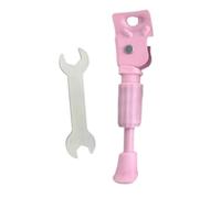 PciDinFo Bicicleta Caballete Soporte Patilla Pie Antideslizante Instalación Fácil de Hierro para Niños Compatible con Bicicletas Infantiles Ciclismo Seguro, Rosa, 12 in