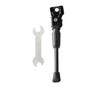 PciDinFo Bicicleta Caballete Soporte Patilla Pie Antideslizante Instalación Fácil de Hierro para Niños Compatible con Bicicletas Infantiles Ciclismo Seguro, Negro, 18 in