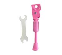 PciDinFo Bicicleta Caballete Soporte Patilla Pie Antideslizante Instalación Fácil de Hierro para Niños Compatible con Bicicletas Infantiles Ciclismo Seguro, Rosa, 14 in