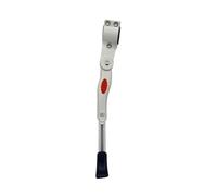 PciDinFo Bicicleta Soporte Patas Lateral Ajustable para Bicicleta Montaña Carretera Reclinable de Aleación Antideslizante Adecuado para Adultos Ciclism, Blanco