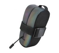 PciDinFo Bolsa Bicicleta Impermeable Bolsa Bajo Asiento Bolsa Sillín Bolsa Ciclismo con Bandas Reflectantes Y Gran Capacidad Adecuada para Trayectos Y, Reflectante Colorido