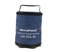 PciDinFo Bolsa de Golf Organizador Porta Pelotas Estuche Impermeable con Cremallera Soporte Resistente Portátil Material PVC PP Adecuado para Práctica Golfista, Azul Medio