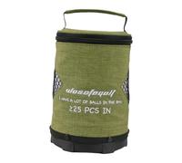 PciDinFo Bolsa de Golf Organizador Porta Pelotas Estuche Impermeable con Cremallera Soporte Resistente Portátil Material PVC PP Adecuado para Práctica Golfista, Verde pequeño