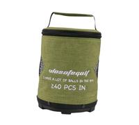PciDinFo Bolsa de Golf Organizador Porta Pelotas Estuche Impermeable con Cremallera Soporte Resistente Portátil Material PVC PP Adecuado para Práctica Golfista, Verde Medio