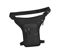 PciDinFo Bolsa para Muslo para Actividades Al Aire Libre como Ciclismo, Exploración Y Senderismo, Negro