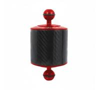 PciDinFo Brazo Acuático Luz Carbono Aleación Aluminio Barra Compatible Universal Ligereza Estable Flotabilidad Adecuado Trabajo Fotográfico Náuticos, Rojo, 5 Pulgadas 249g Flotabilidad