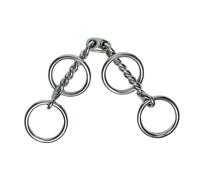 PciDinFo Caballo Mordaza Snaffle bit de Acero Inoxidable Resistente con Función Protectora y Eficaz para Mejorar el Manejo Adecuado para Actividades Ecuestres
