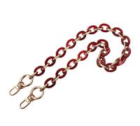 PciDinFo Cadena para Bolso Correa Removible de Acrílico Asa de Bolso Bandolera Accesorios para Manualidades Moderno Portátil Adecuada para Viaje Y Paseo, Rojo 60cm, Individual
