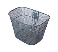 PciDinFo Canasta de Bicicleta Fácil de Instalar de Metal para Portaequipaje Caja Organizadora Transporte Y Almacenamiento Adecuada para Mascotas Ciclistas, Gris