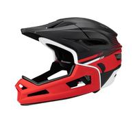 PciDinFo Casco de Ciclismo para Montaña Casco para Adultos Casco Transpirable para Bicicleta Casco Protector Rest Extraíble Material Y PC, Negro Rojo